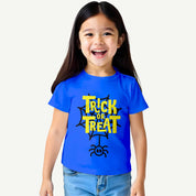 BYOB Girls Classic Blue Spider Tshirt