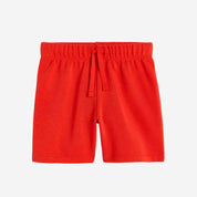 Toddlers Solid Red Shorts