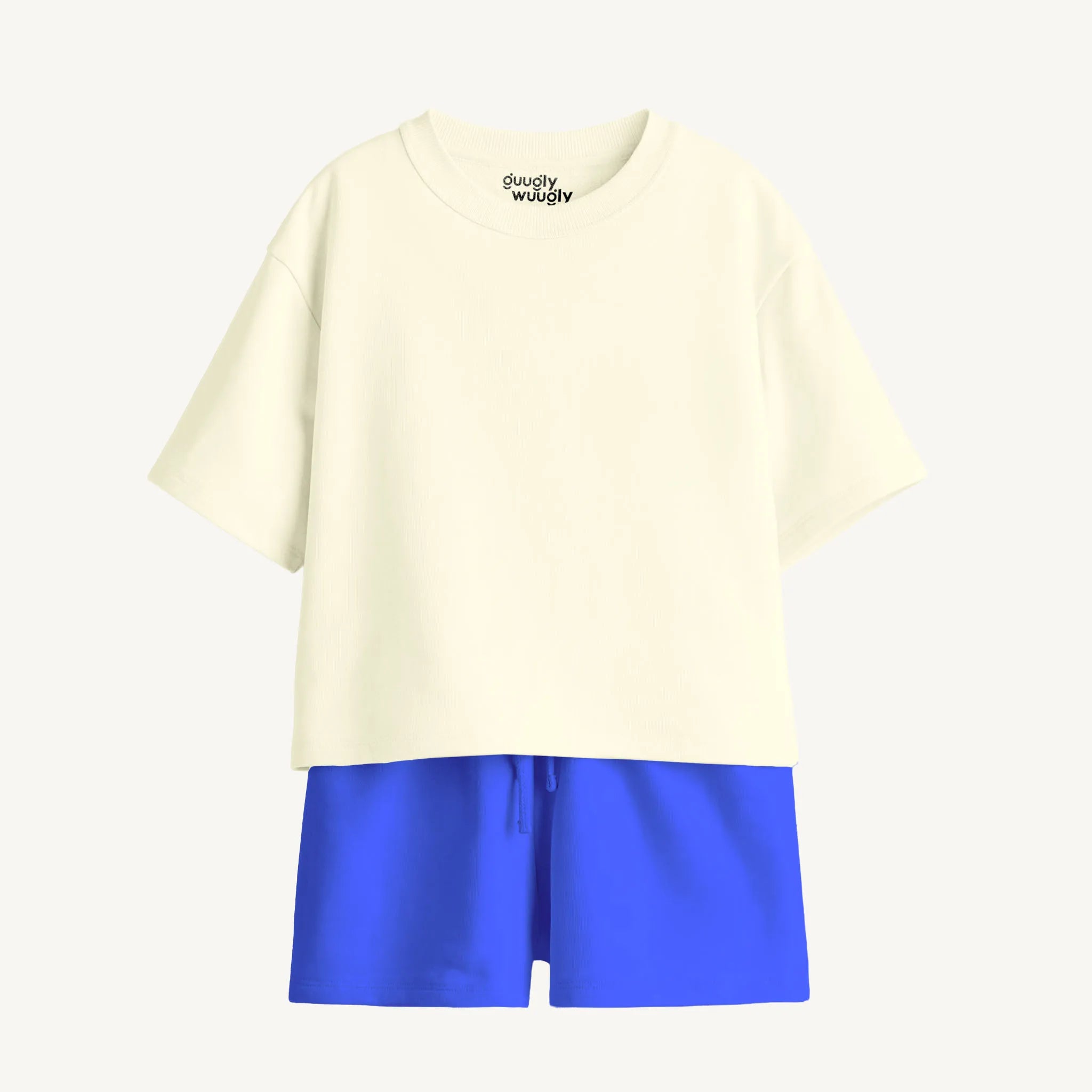 Boys’ Off-White & Classic Blue Co-ord Set