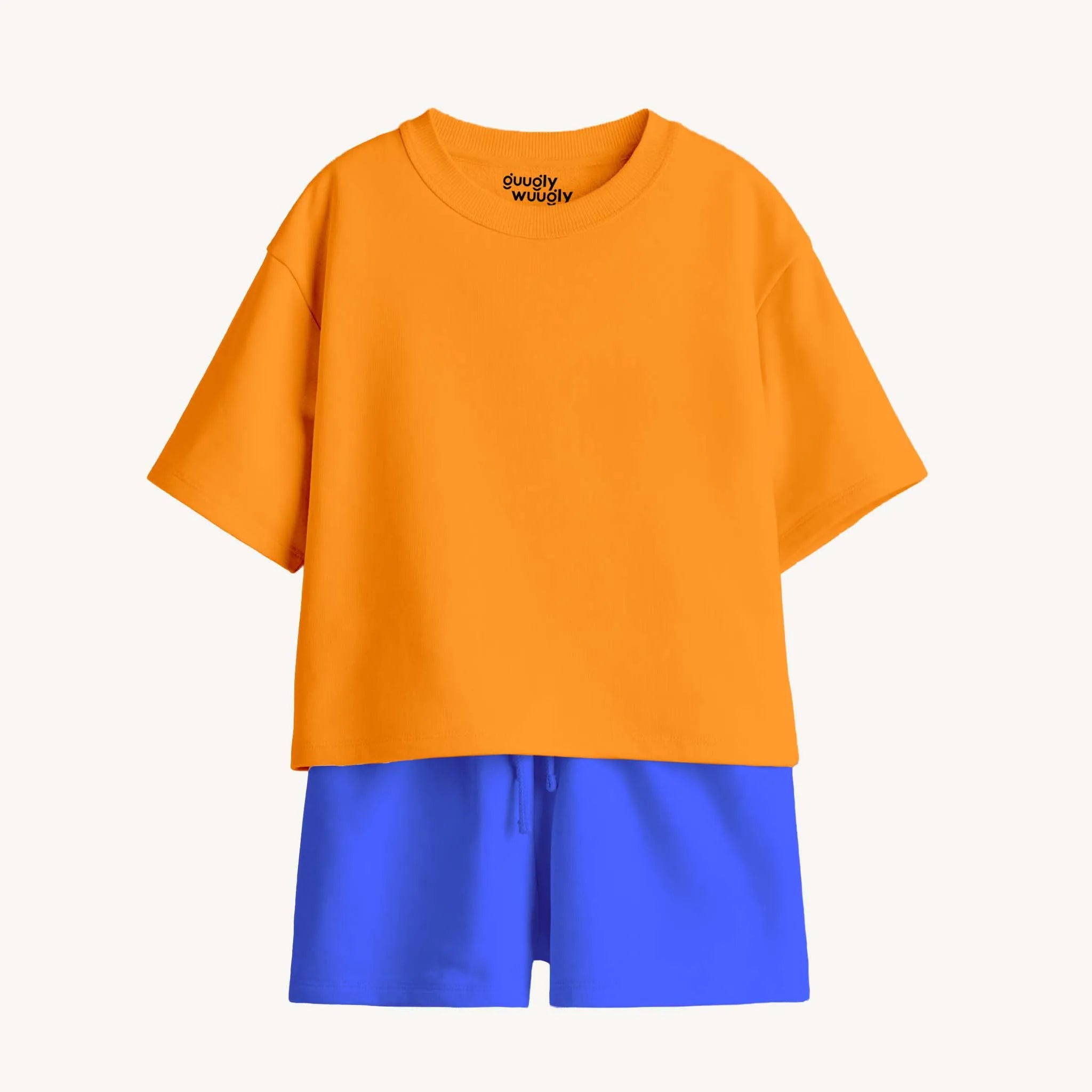 Boys’ Orange & Classic Blue Co-ord Set
