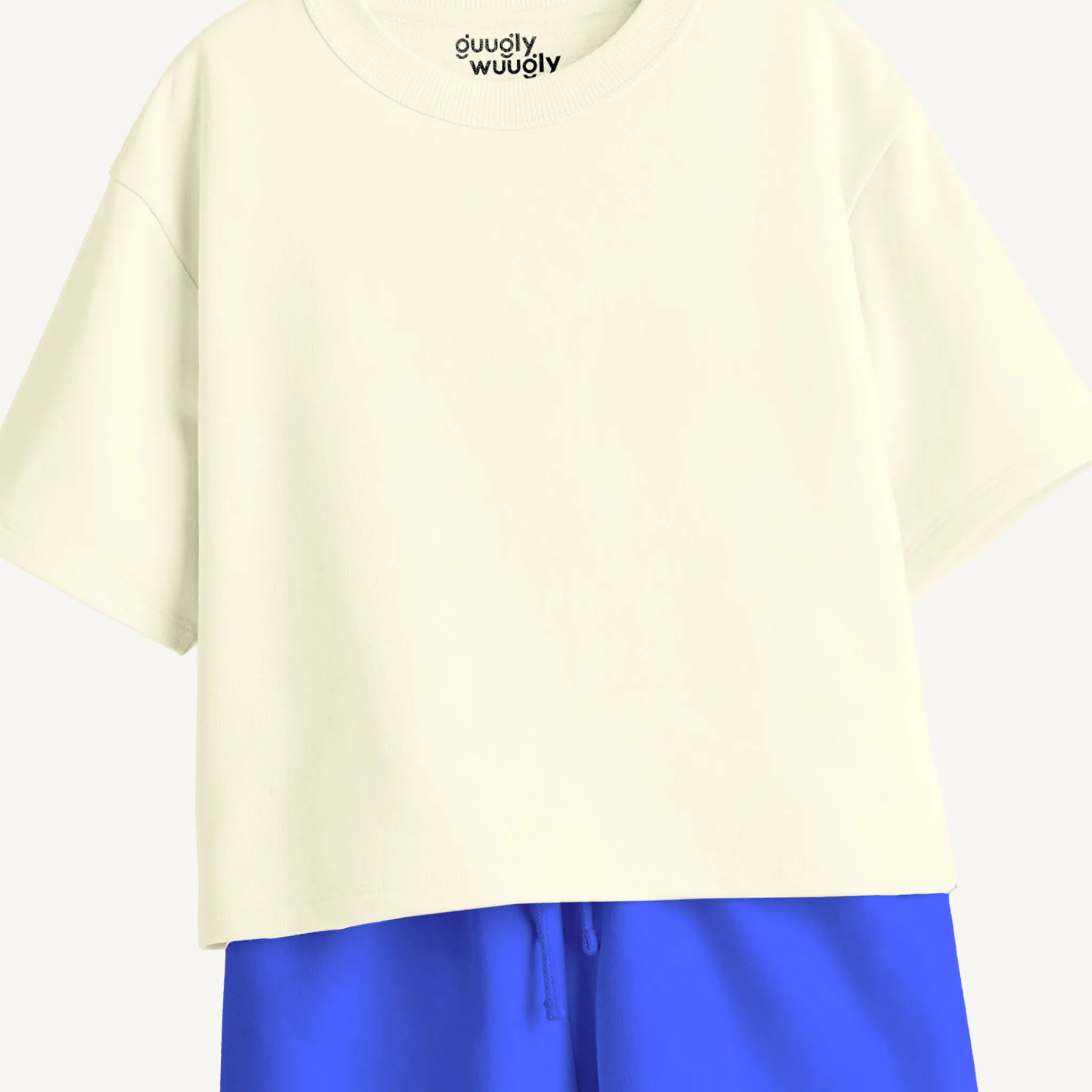 Boys’ Off-White & Classic Blue Co-ord Set