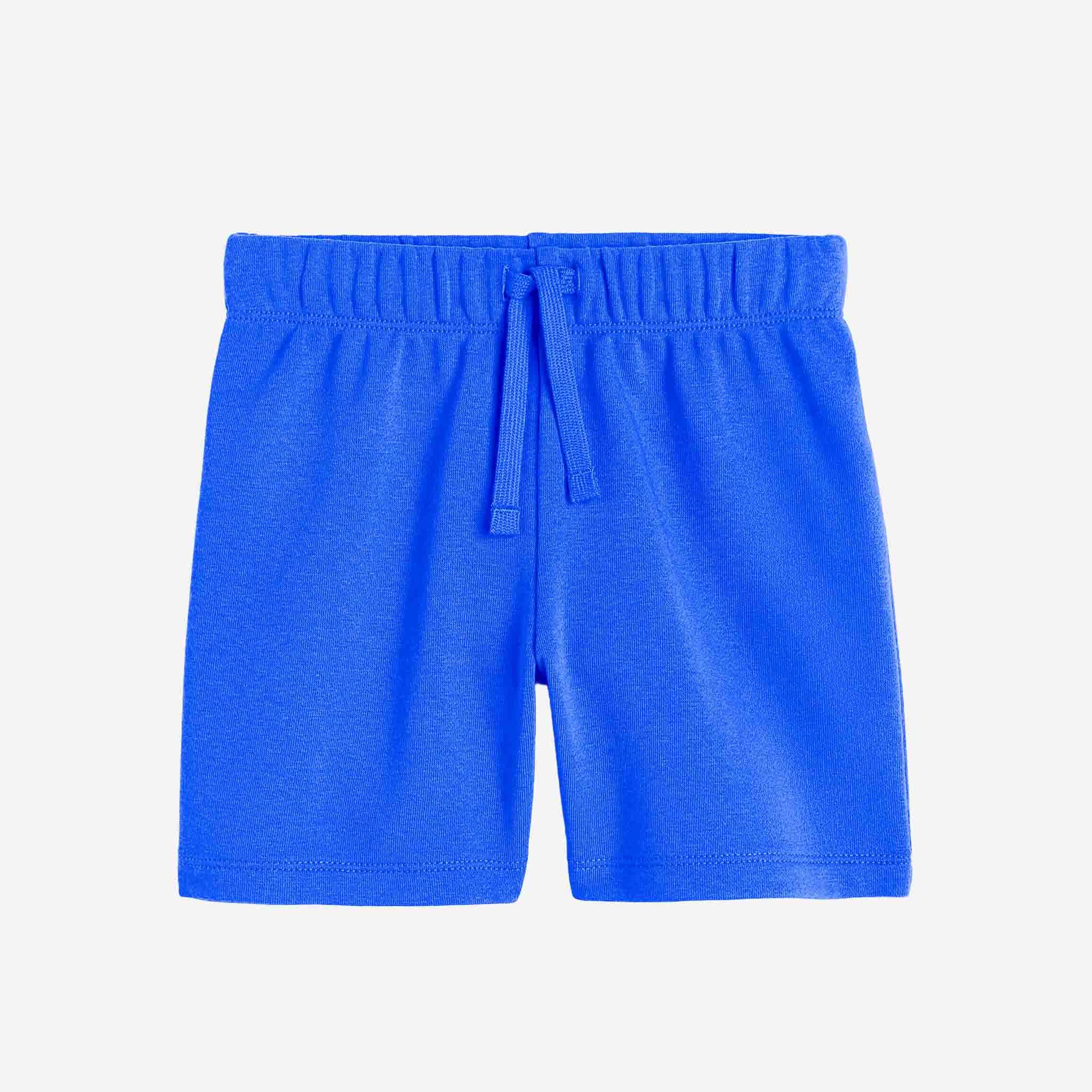 Toddlers Solid Classic Blue Shorts