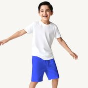 Boys’ White & Classic Blue Co-ord Set