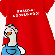 Toddlers Quack Doodle A-Line Dress