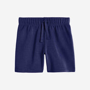 Toddlers Solid Navy Blue Shorts