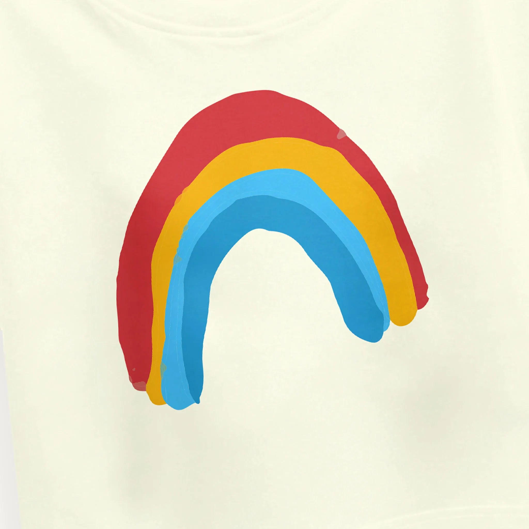 BYOB Girls Rainbow Love Crop Top