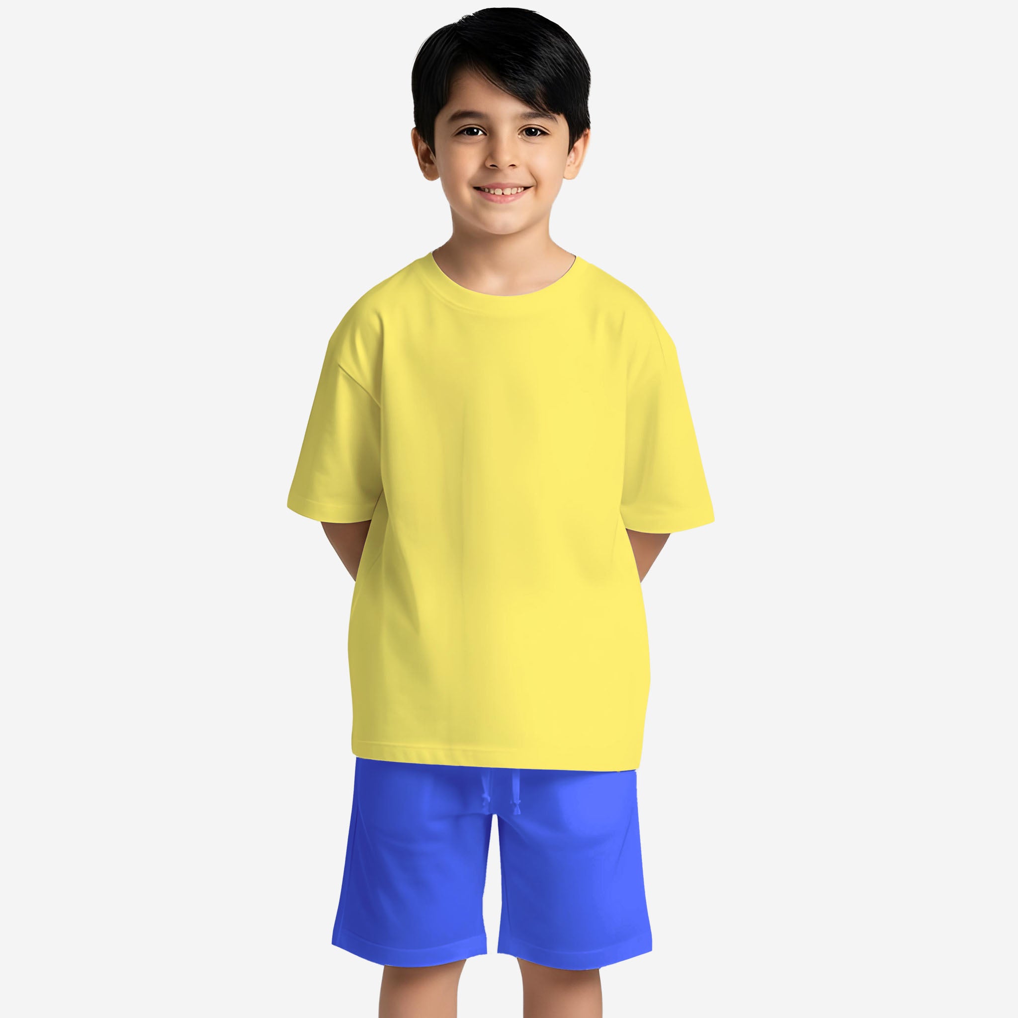 Boys’ Yellow & Classic Blue Co-ord Set