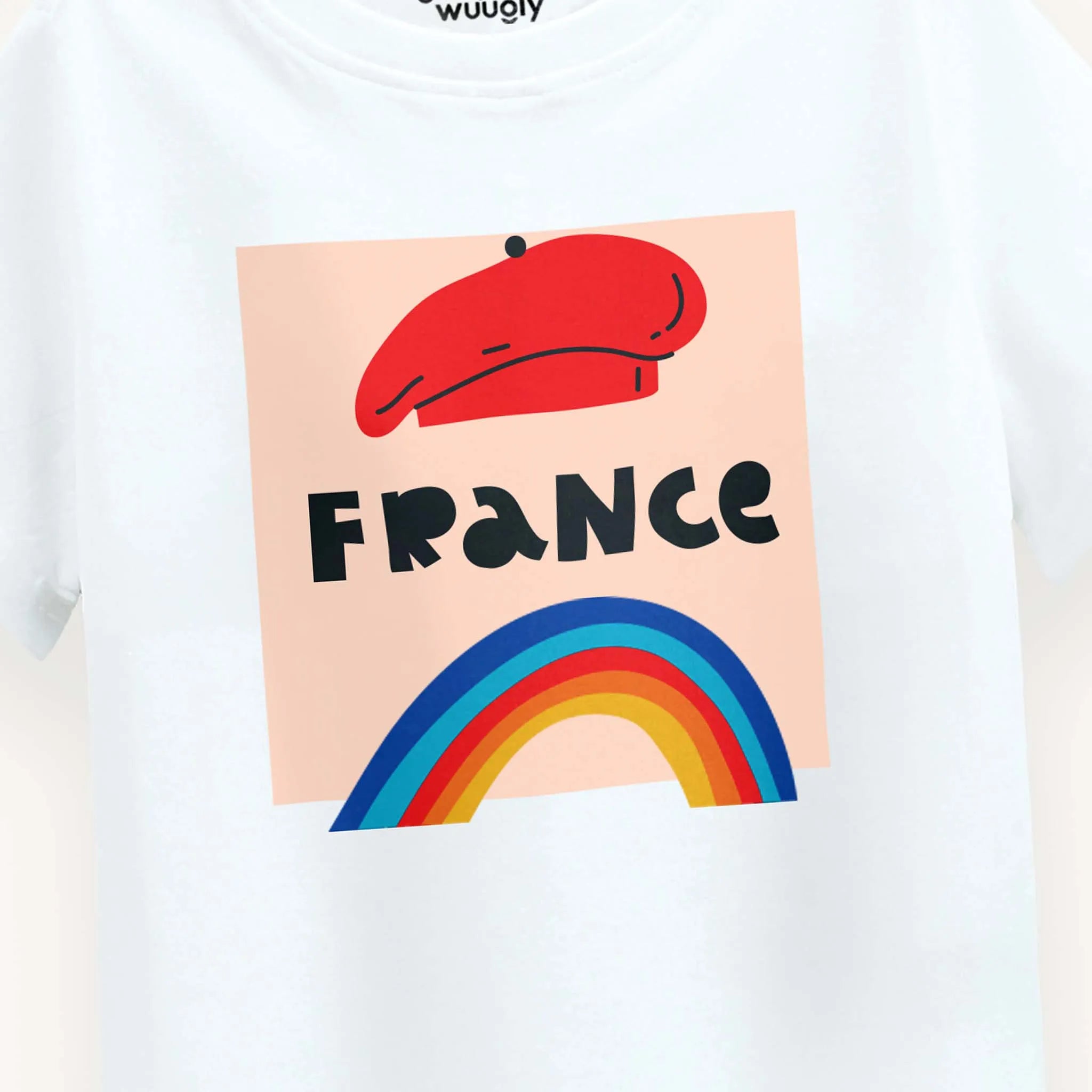 Boys-France-Rainbow-T-shirt-Close