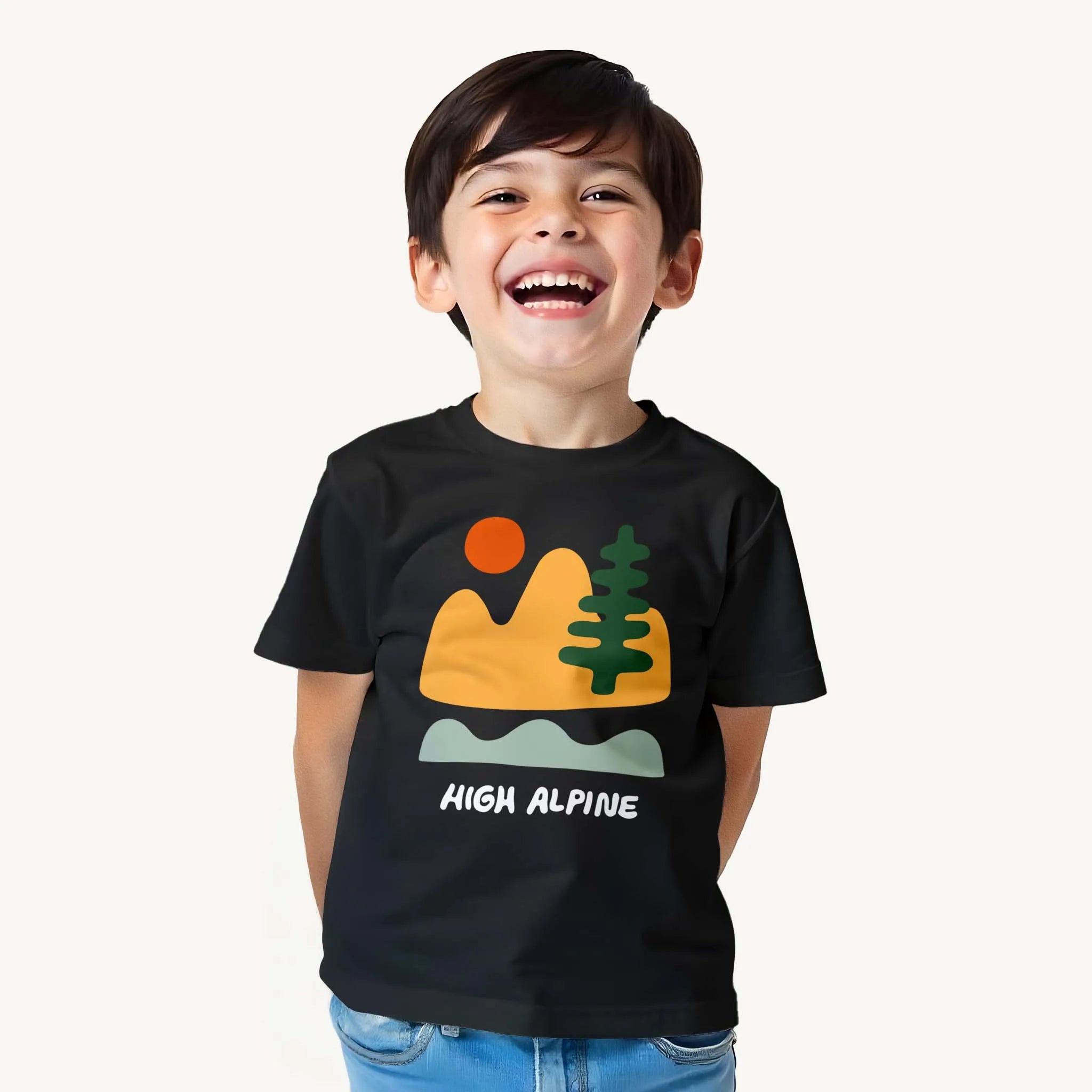 Boys-High-Alpine-Black-Tshirt-Model