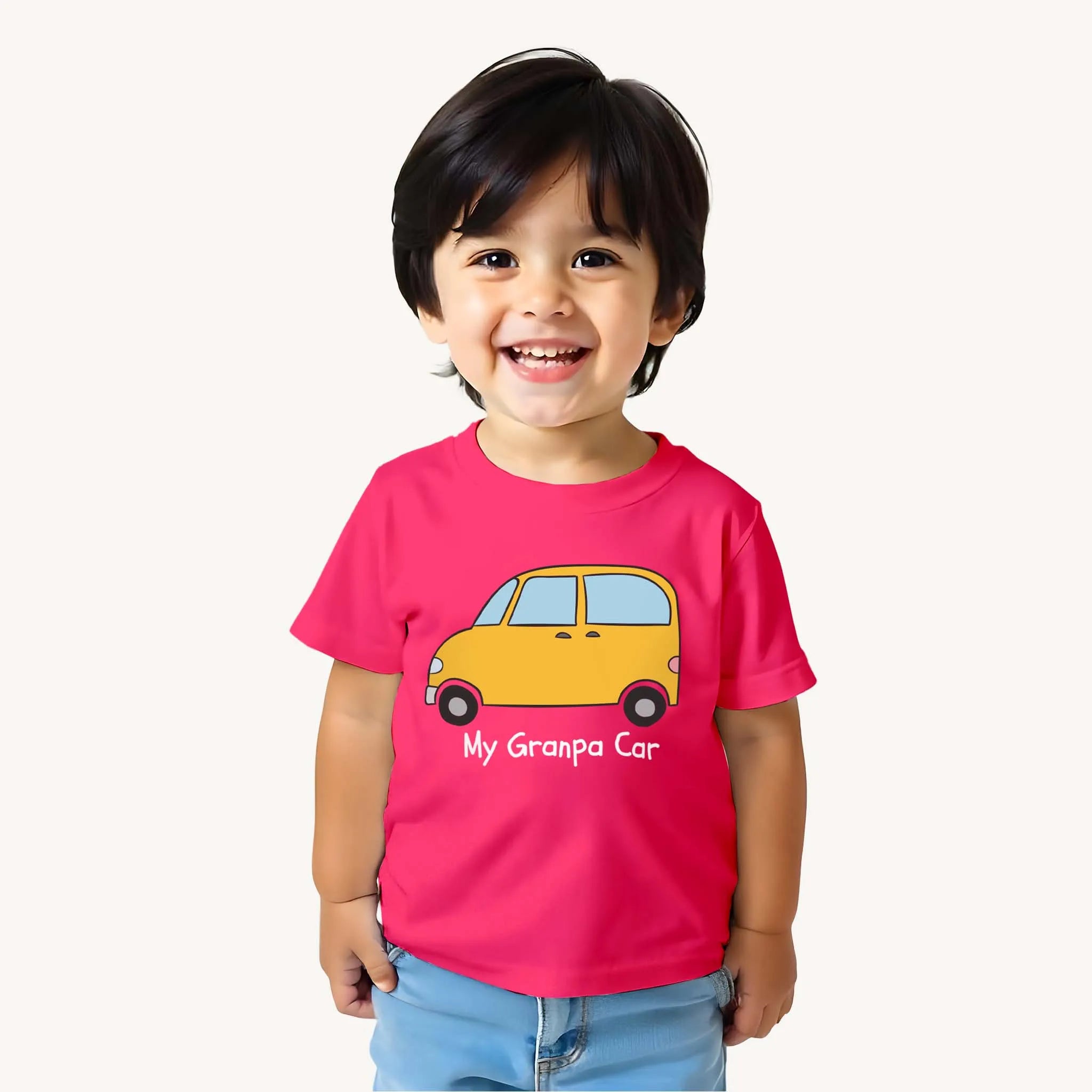 Boys-My-Grandpa-Car-T-shirt-Model