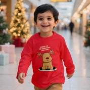 Boys Toddler Christmas Deer Red Long Sleeves Tshirt