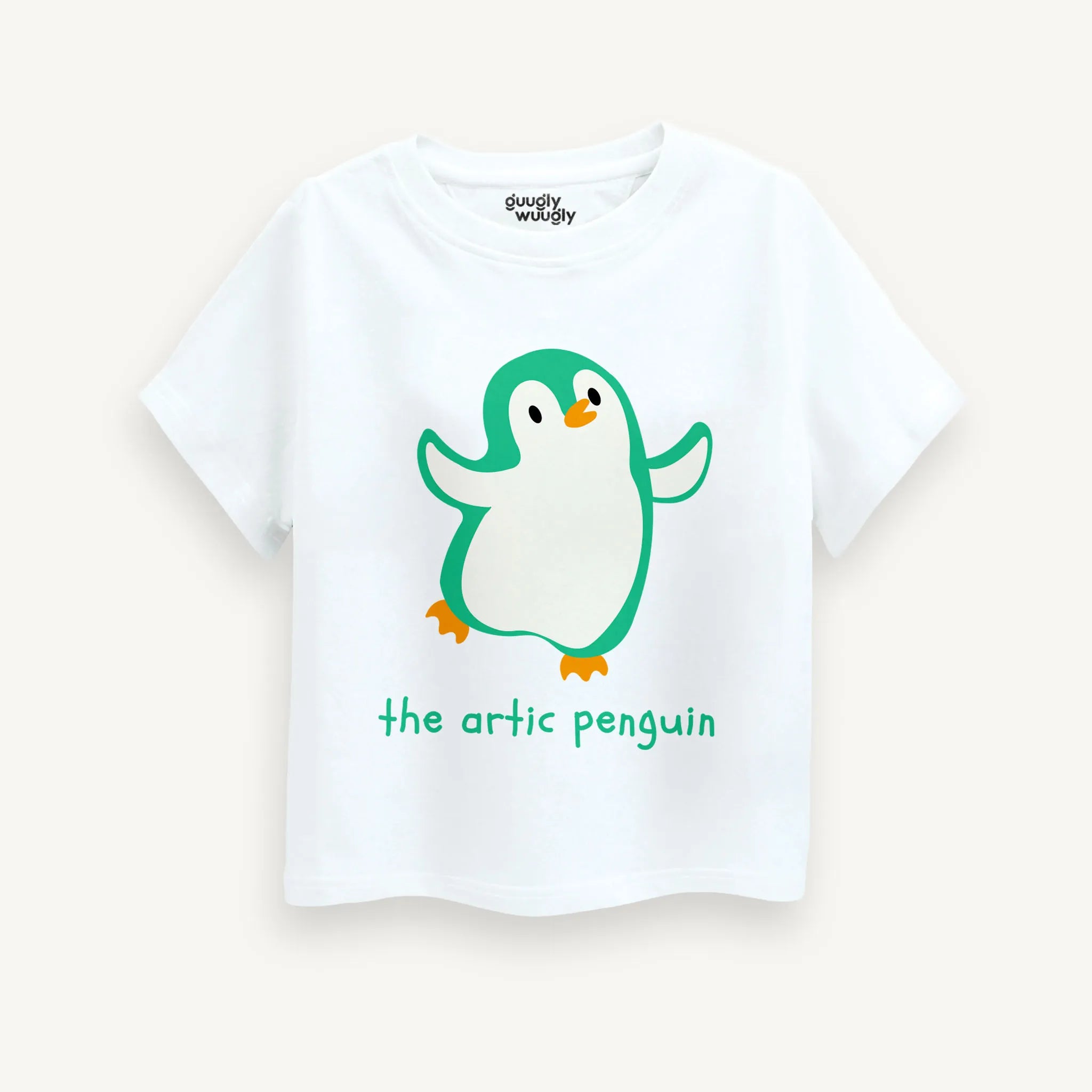 Girls-Artic-Penguin-T-shirt-Front