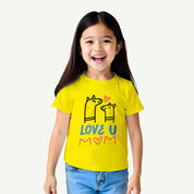 Girls-Love-u-mom-Yellow-Tshirt-Model