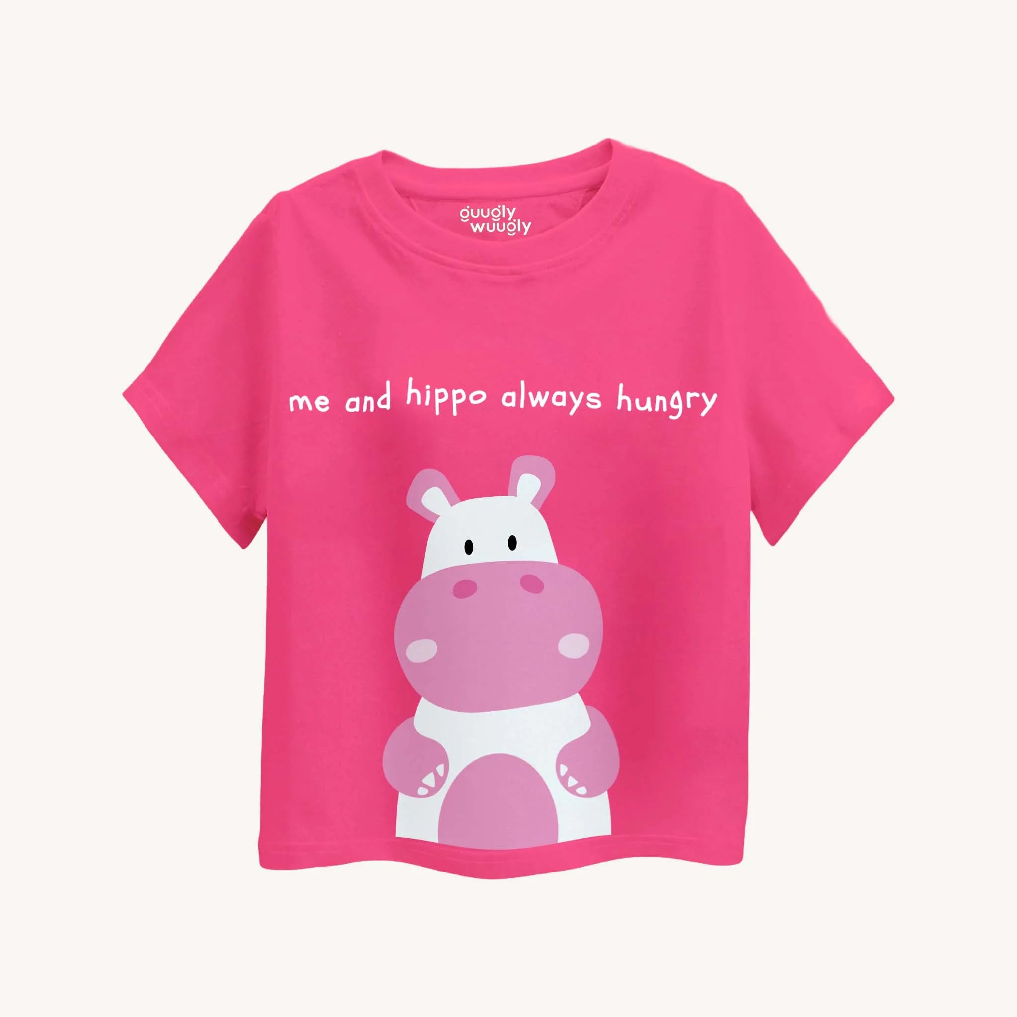 Girls-Me-&-Hippo-Hungry-T-shirt-Front