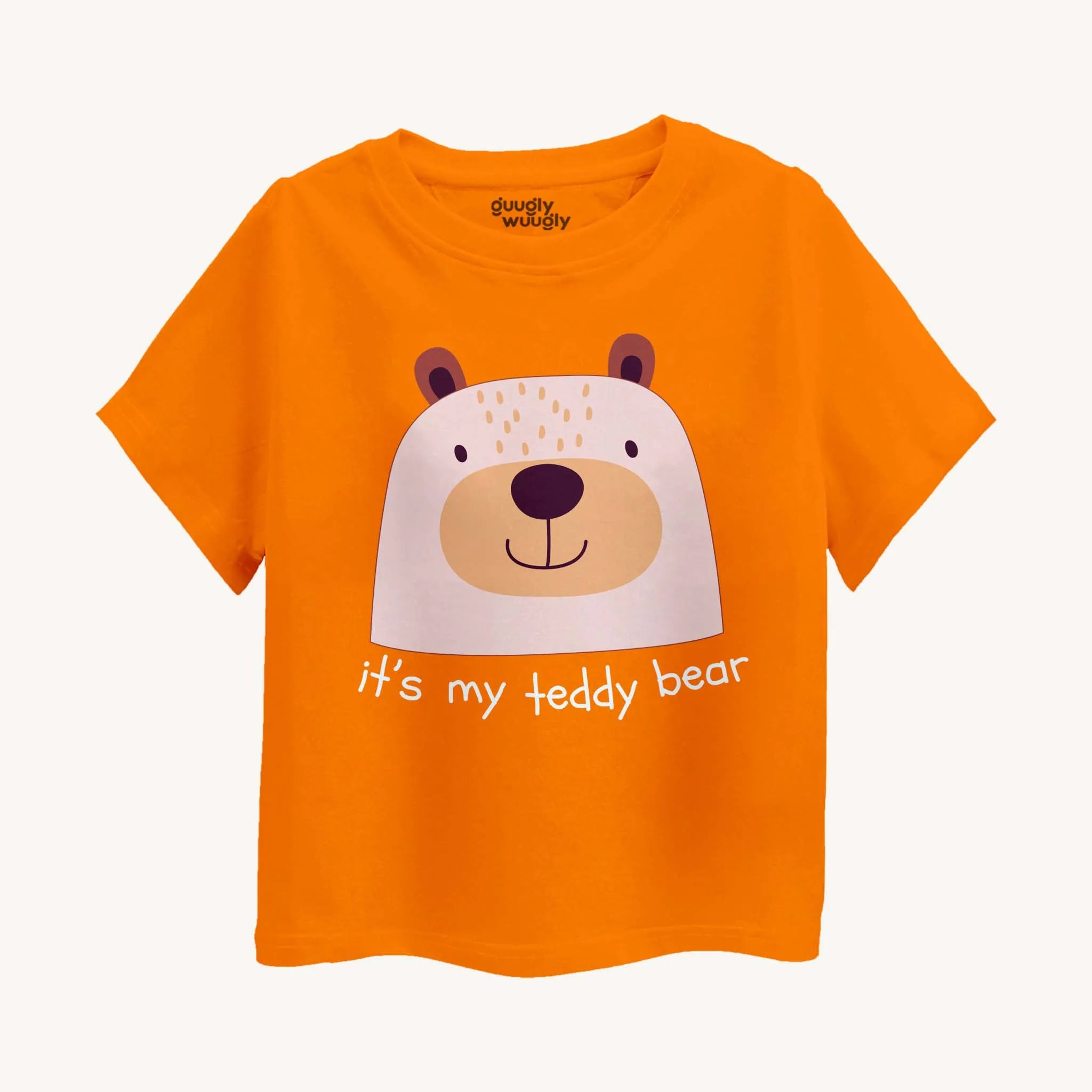 Girls-My-Teddy-Bear-T-shirt-Front