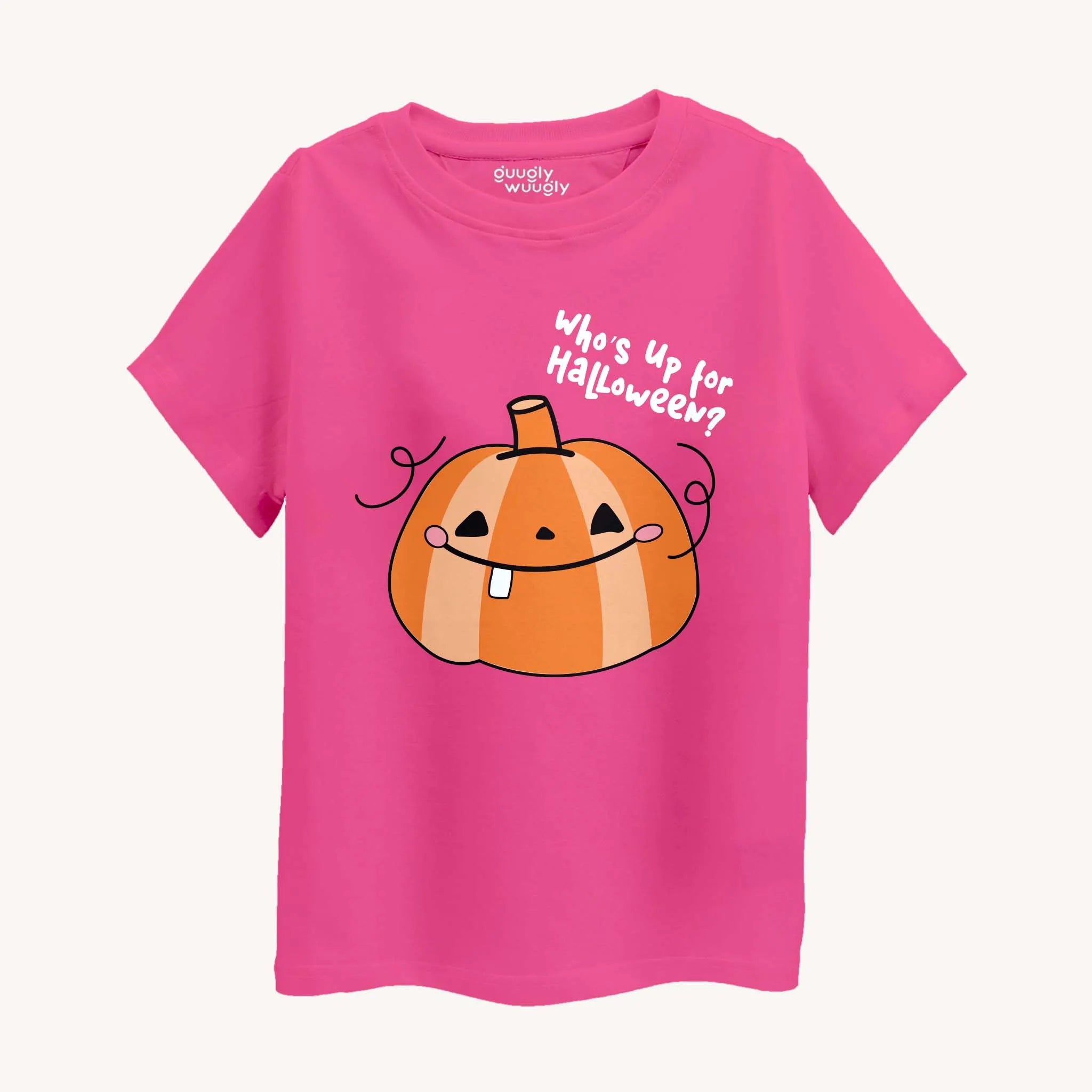 BYOB Girls Pink Halloween Pumpkin Tshirt