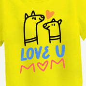 Toddler-Girls-love-u-mom-Yellow-Tshirt-Close