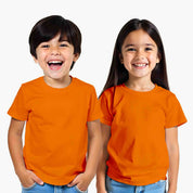 Unisex_Solid_Orange_T_shirt_Model