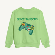 Kids Space Invaders Sweatshirt