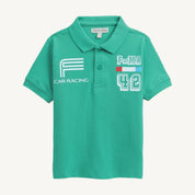boys-racing-teal-polo-tshirt-Front