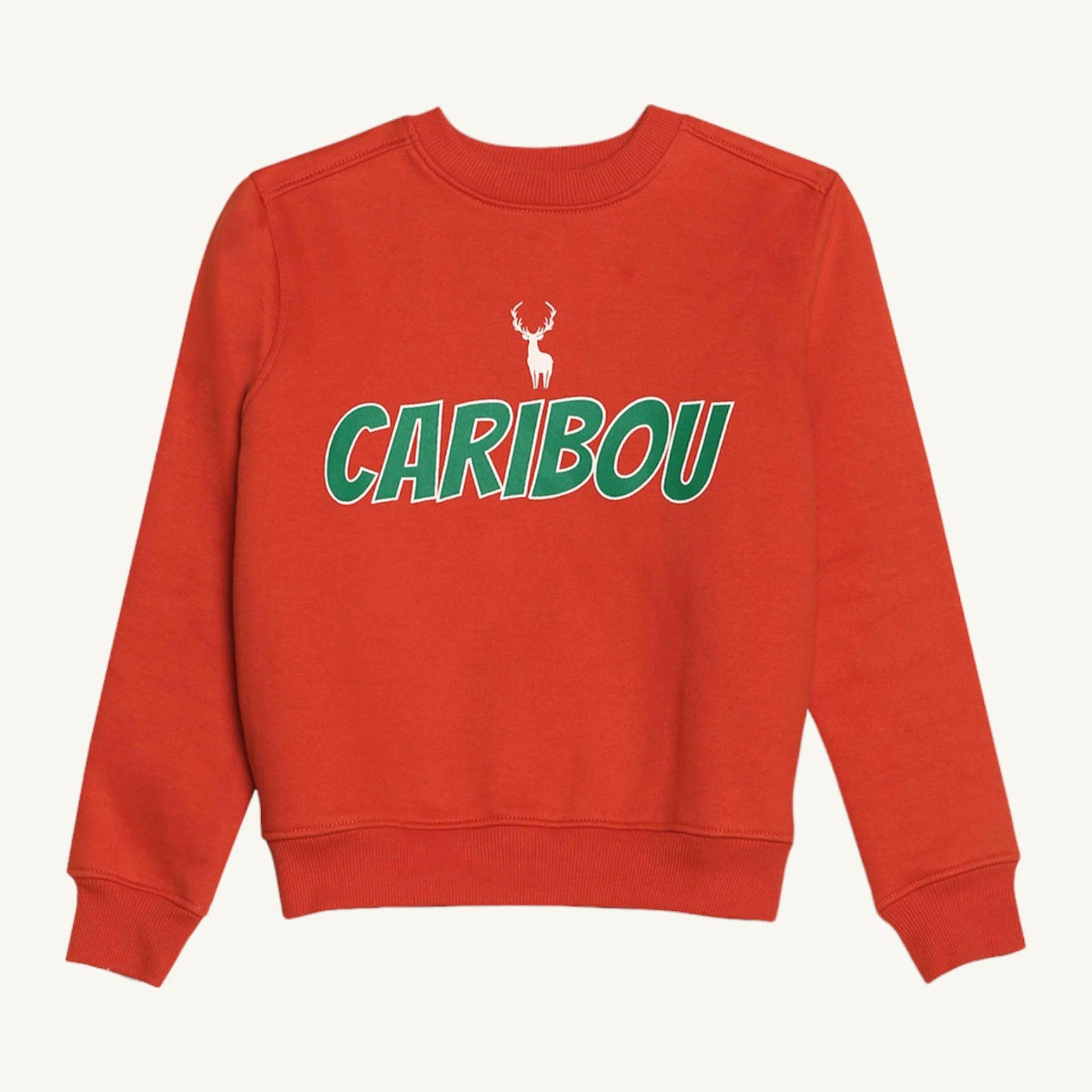 Kids Caribou Print Sweatshirt - Guugly Wuugly