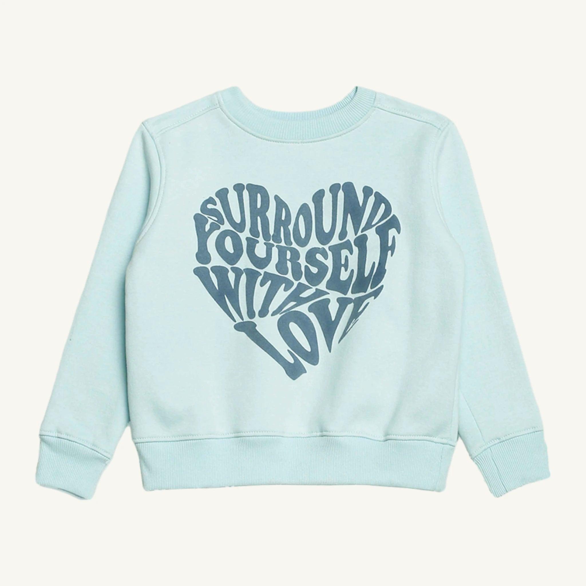 Kids Love Print Sweatshirt - Guugly Wuugly