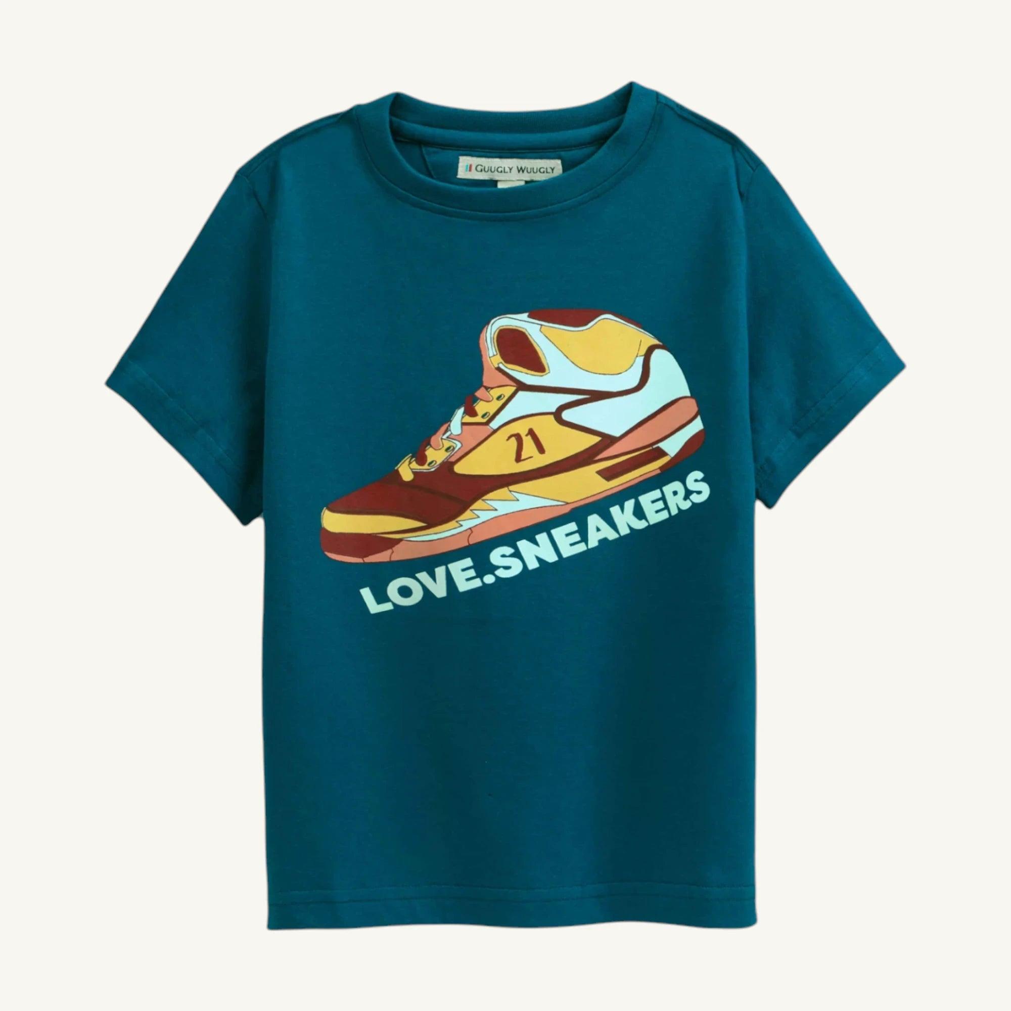 Kids Sneaker Print T-shirt - Guugly Wuugly