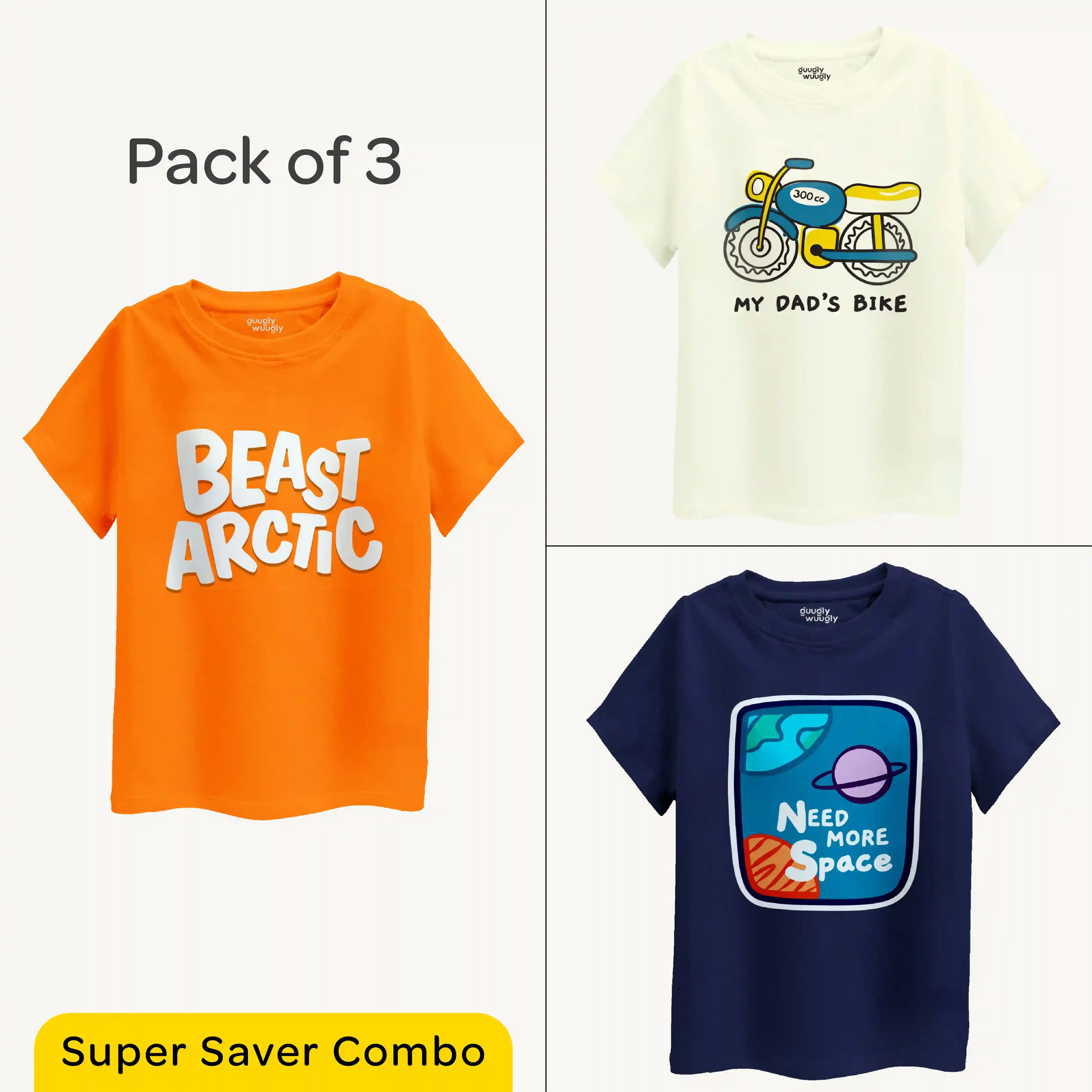 Boys - Pack Of 3 Tshirts