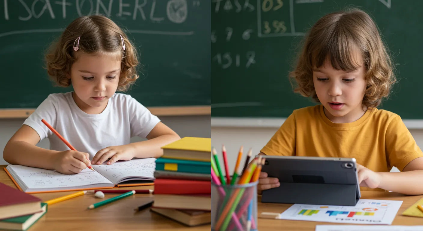 Traditional or Visual Learning for Kids