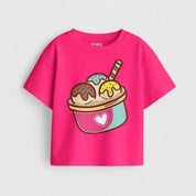 MiniSoft Cotton Tee – Ice-Cream Pink