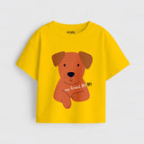 Girls Yellow MiniSoft Cotton Tee – My Friend Bobo