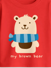 MiniSoft Cotton Tee – Brown Bear