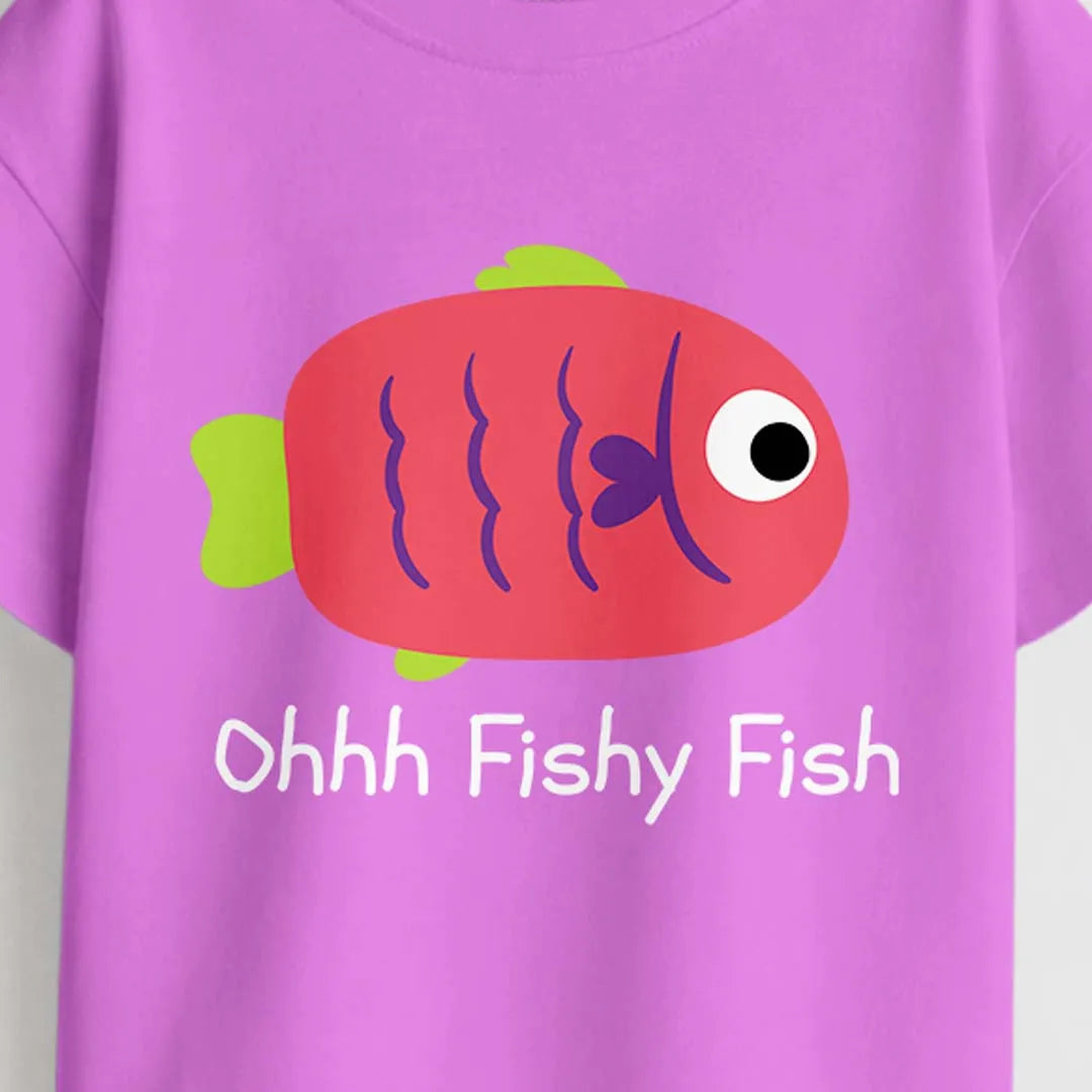 MiniSoft Cotton Tee – Fishy Fish