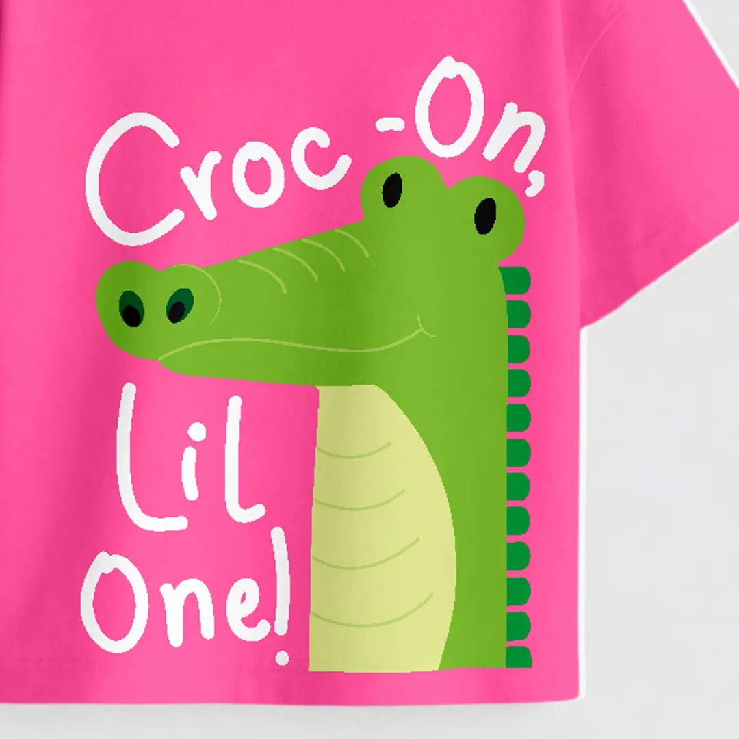 MiniSoft Cotton Tee – Croc-on Lil One