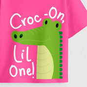 MiniSoft Cotton Tee – Croc-on Lil One