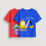 Boys - Pack Of 2 Minisoft Cotton Tees