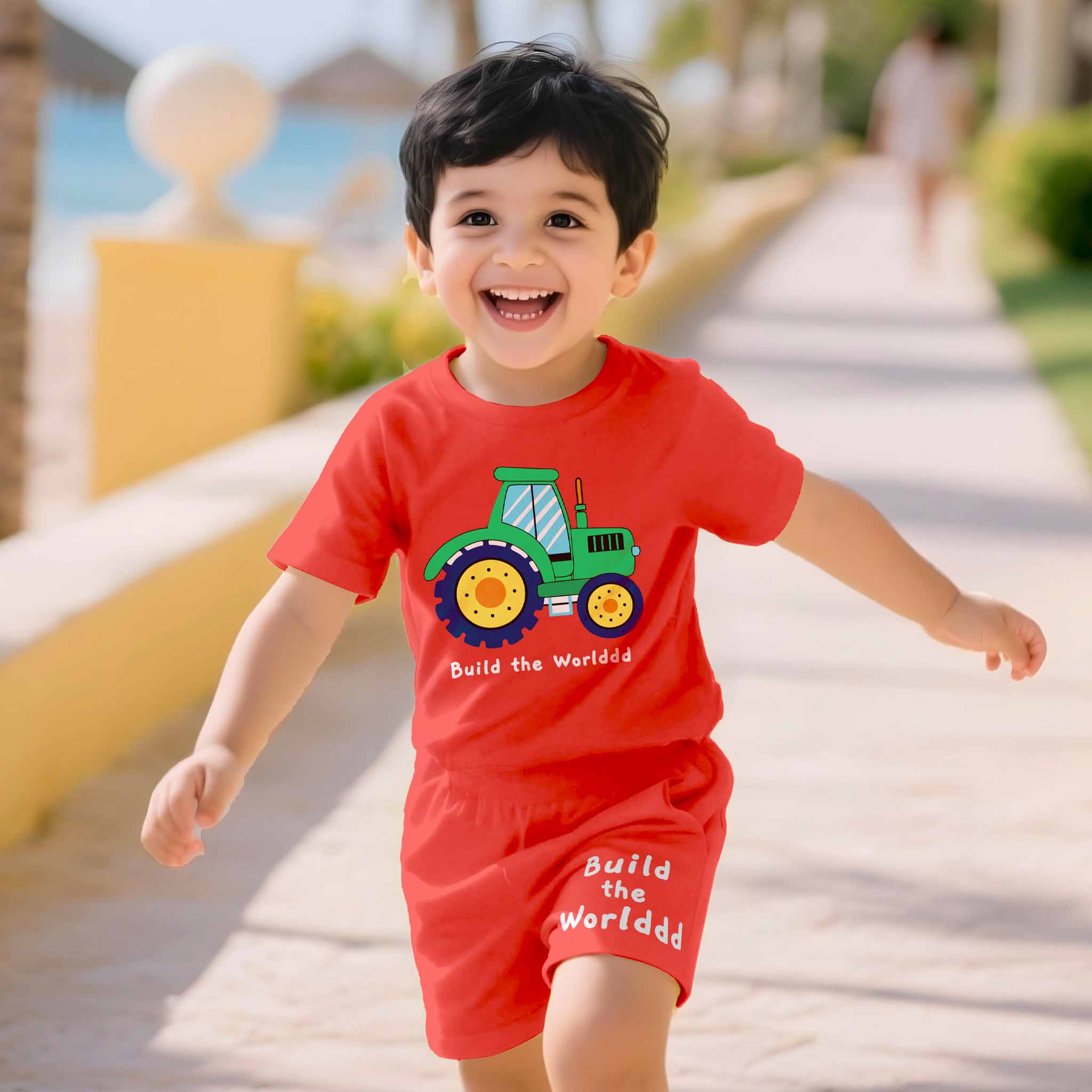 Boys Toddler Build The World Co-ord Set