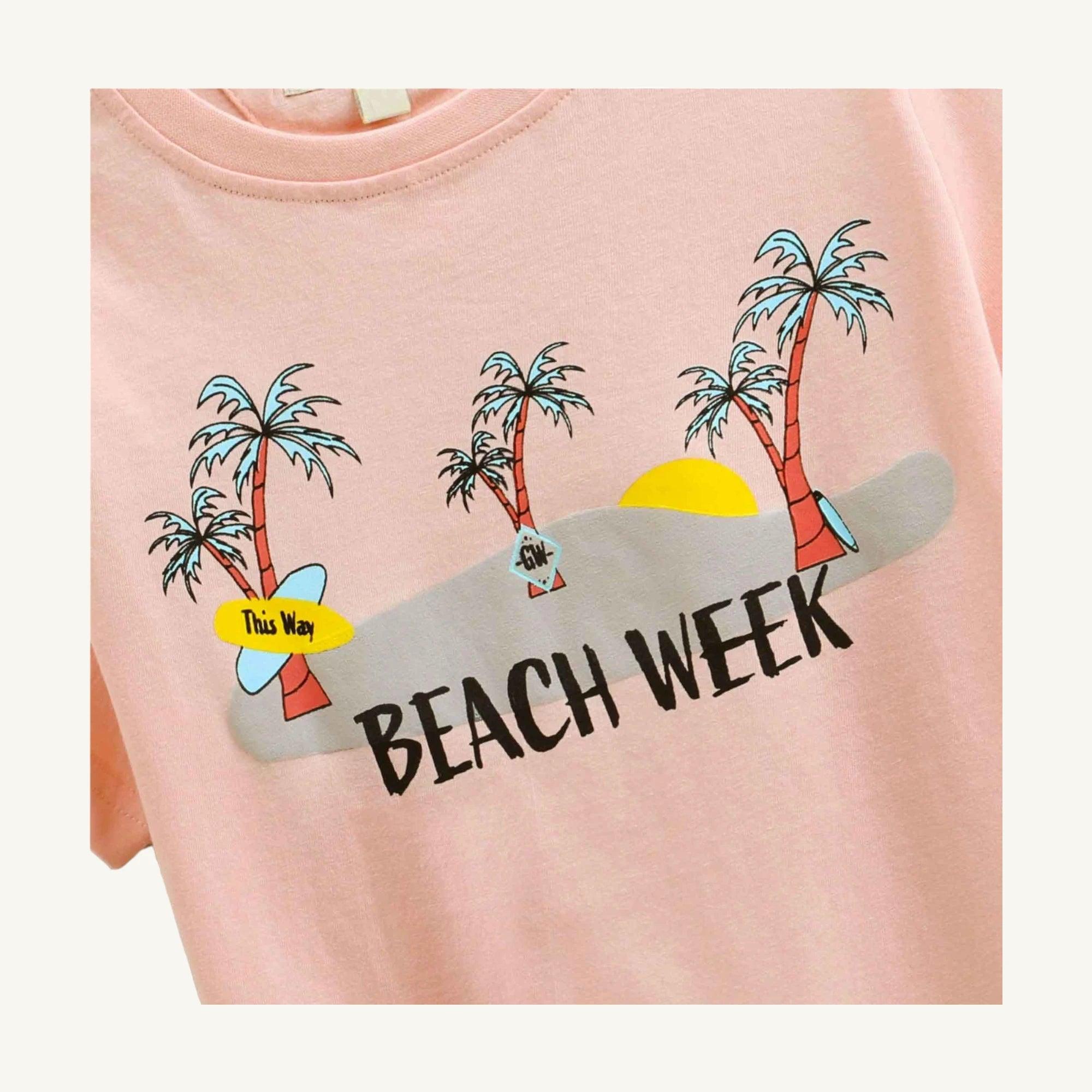 Kids Beach Week T-shirt - Guugly Wuugly