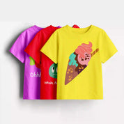 Girls Toddlers - Pack Of 3 Tshirts