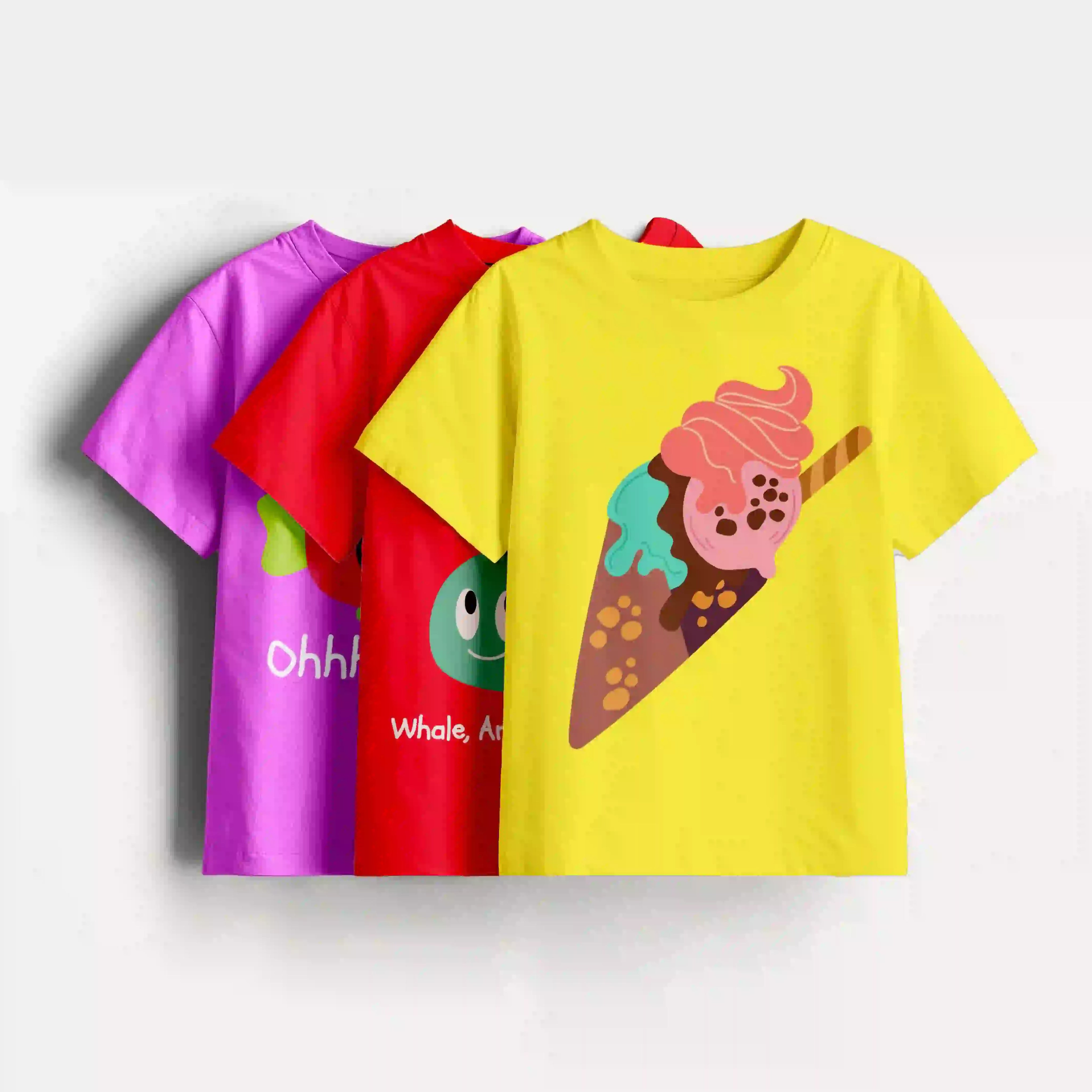Girls Toddlers - Pack Of 3 Tshirts