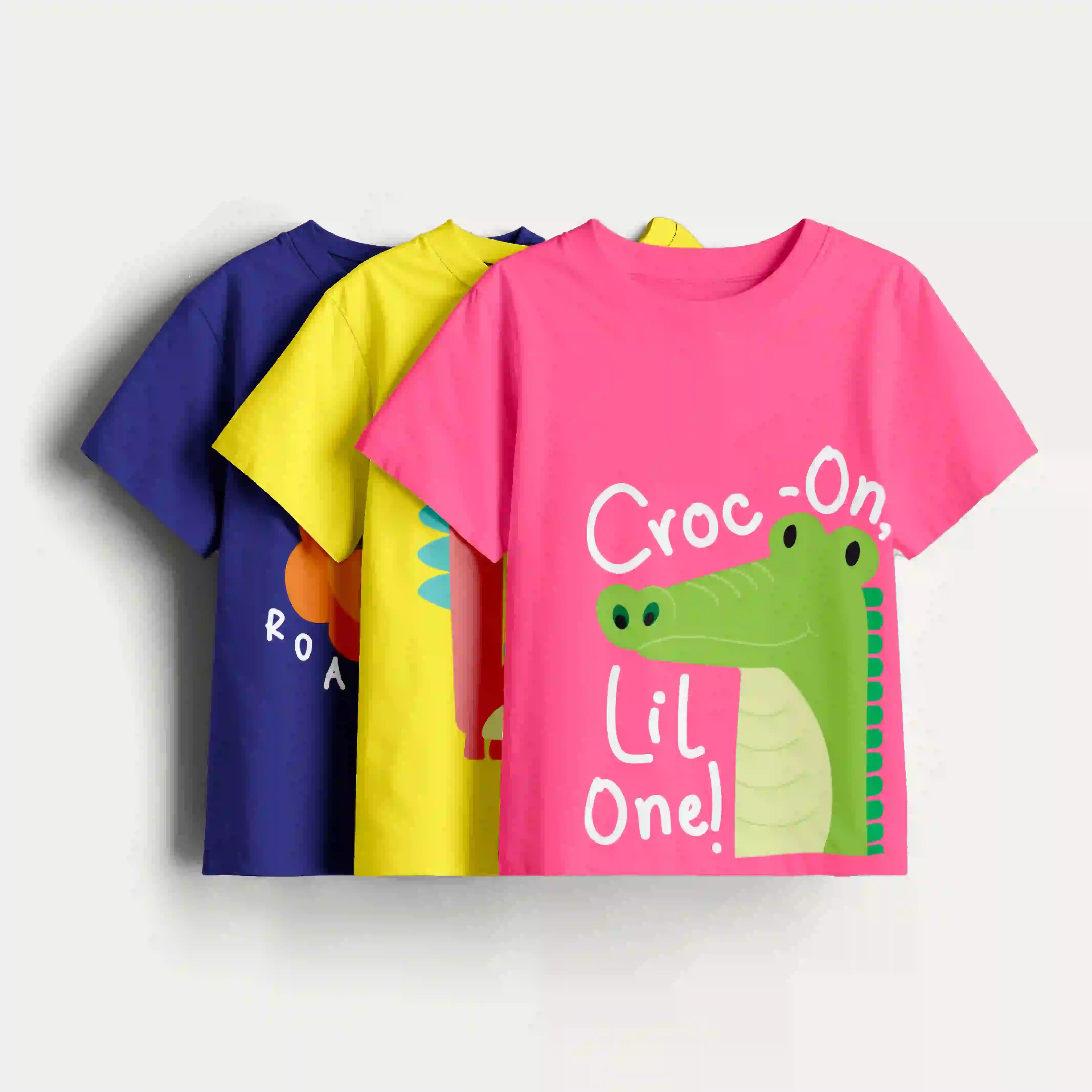 Boys - Pack Of 3 Minisoft Cotton Tees