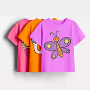 Girls Toddlers - Pack Of 3 Tshirts
