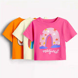 Girls - Pack Of 3 Minisoft Cotton Crop Tops