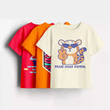 Boys-Pack Of 3 Minisoft Cotton Tees