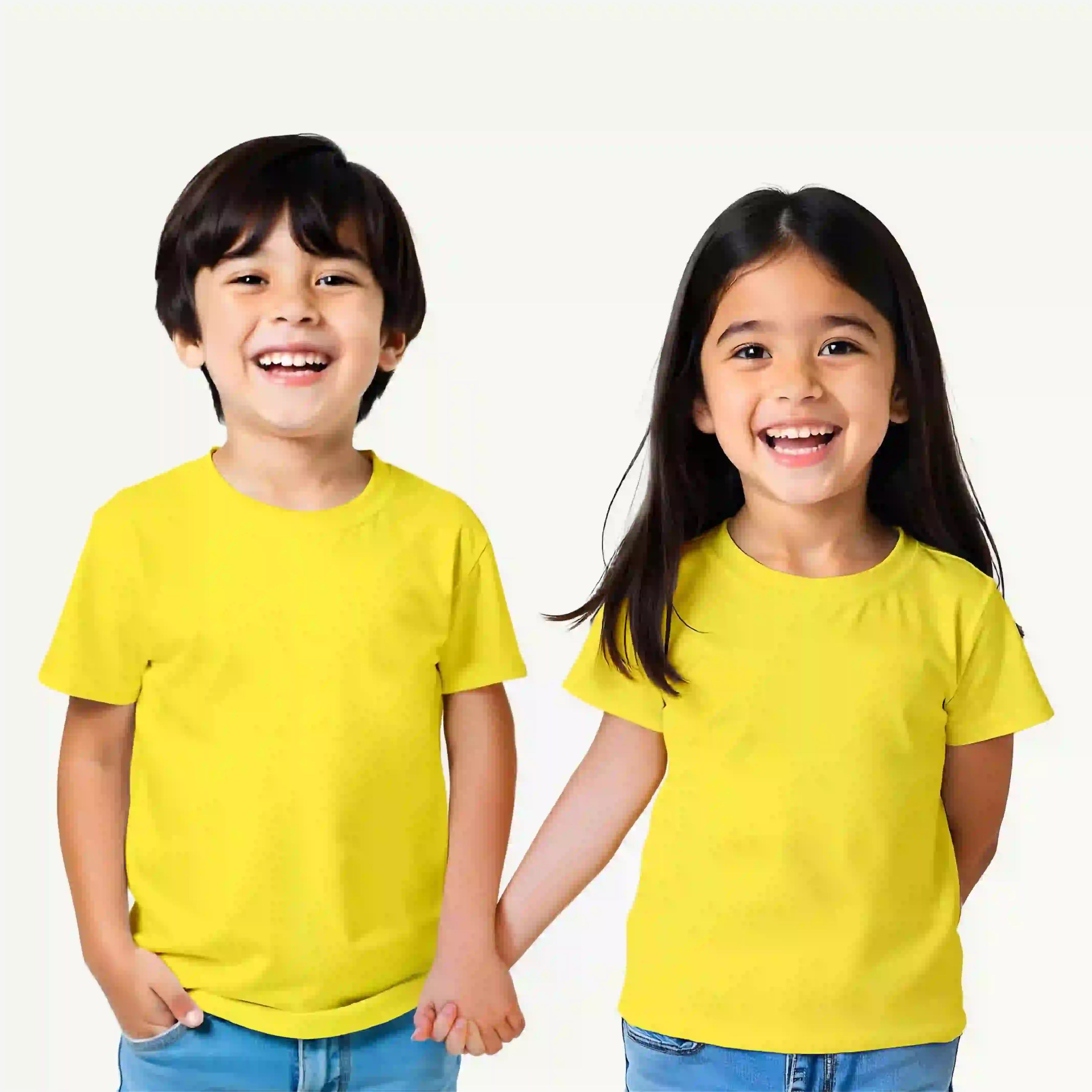 Kids - Pack Of 3 Minisoft Cotton Solids Tees