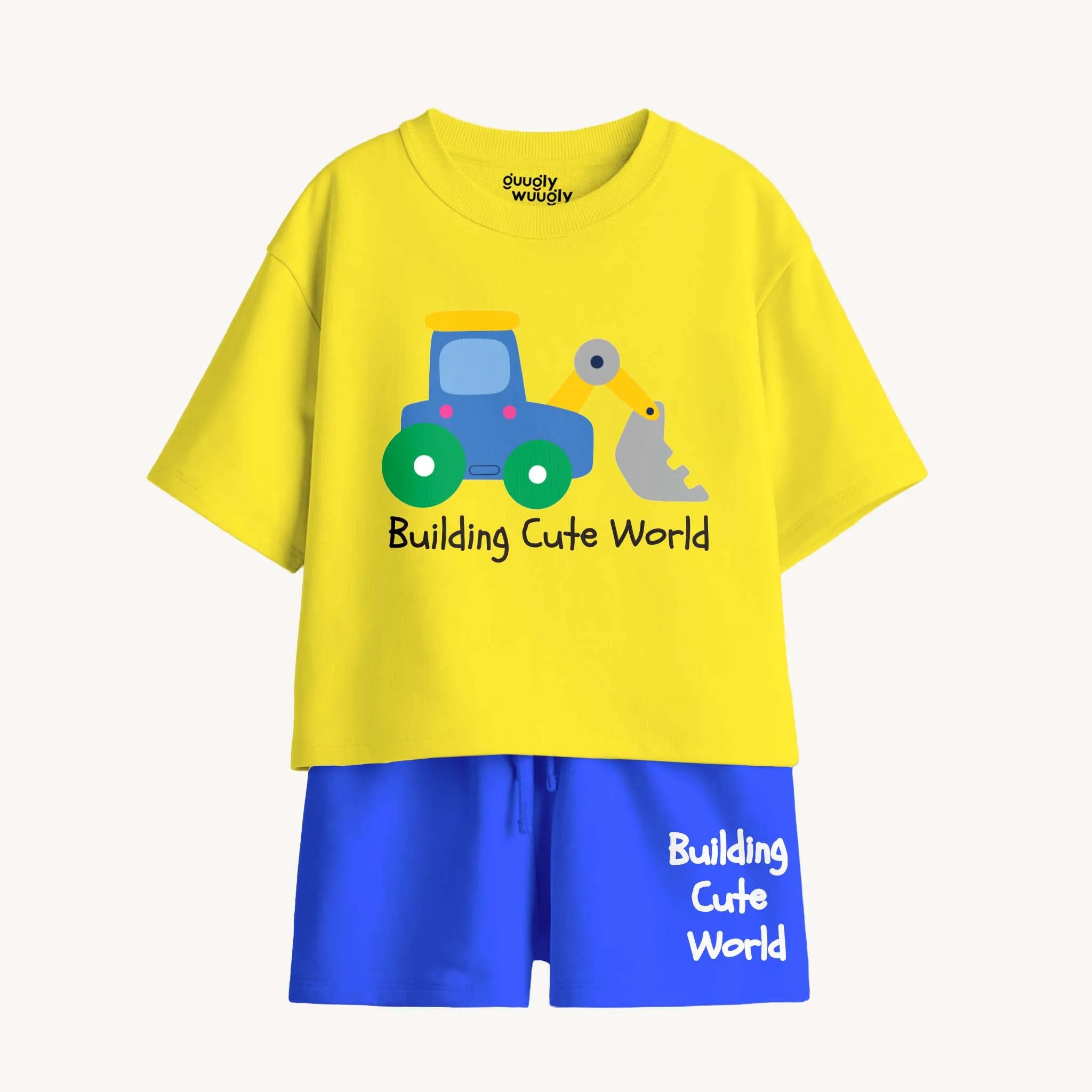 Boys Toddler Building Cute World Co-ord Set