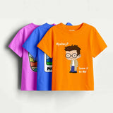 Boys - Pack Of 3 Minisoft Cotton Tees