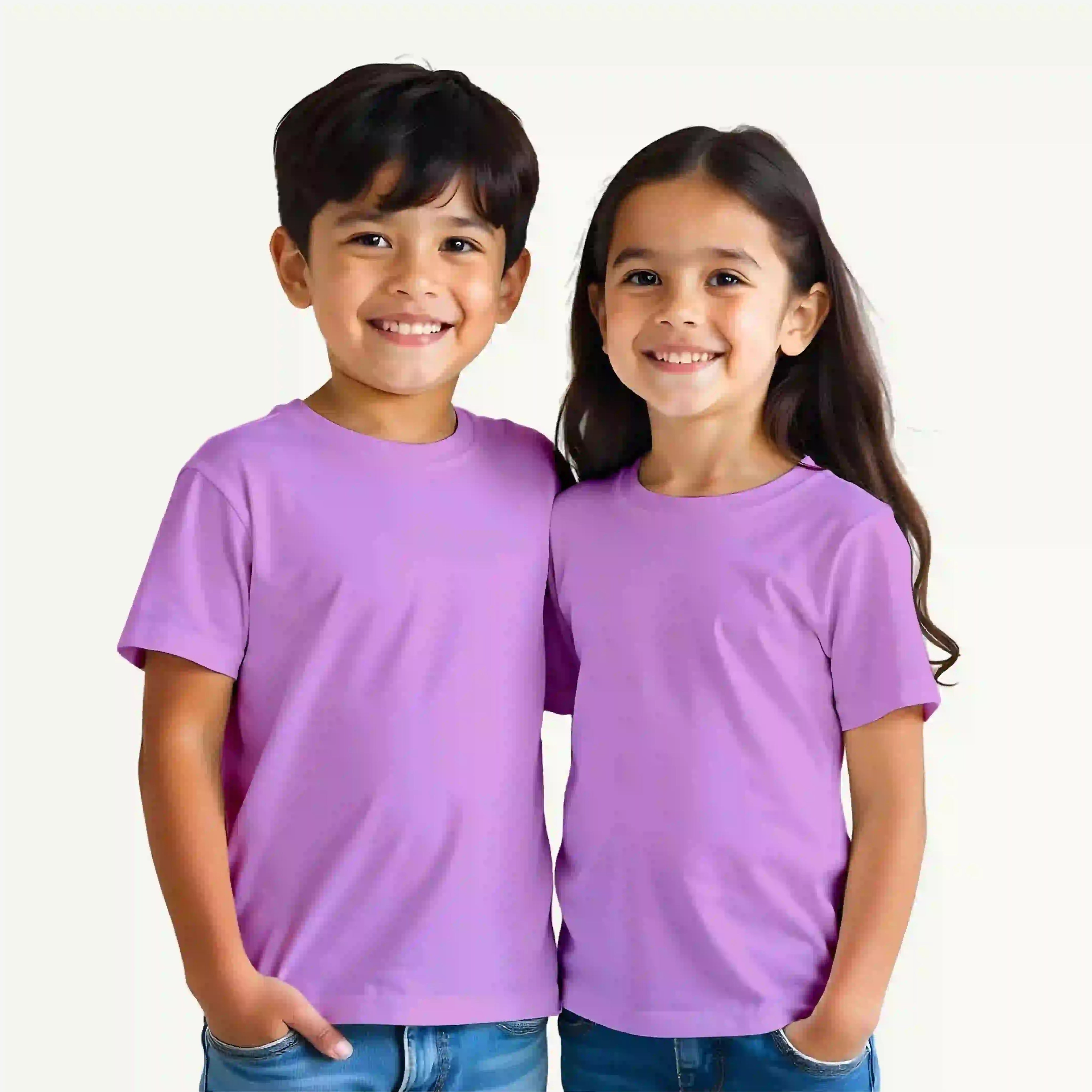 Kids-Pack Of 3 Solids Tshirts