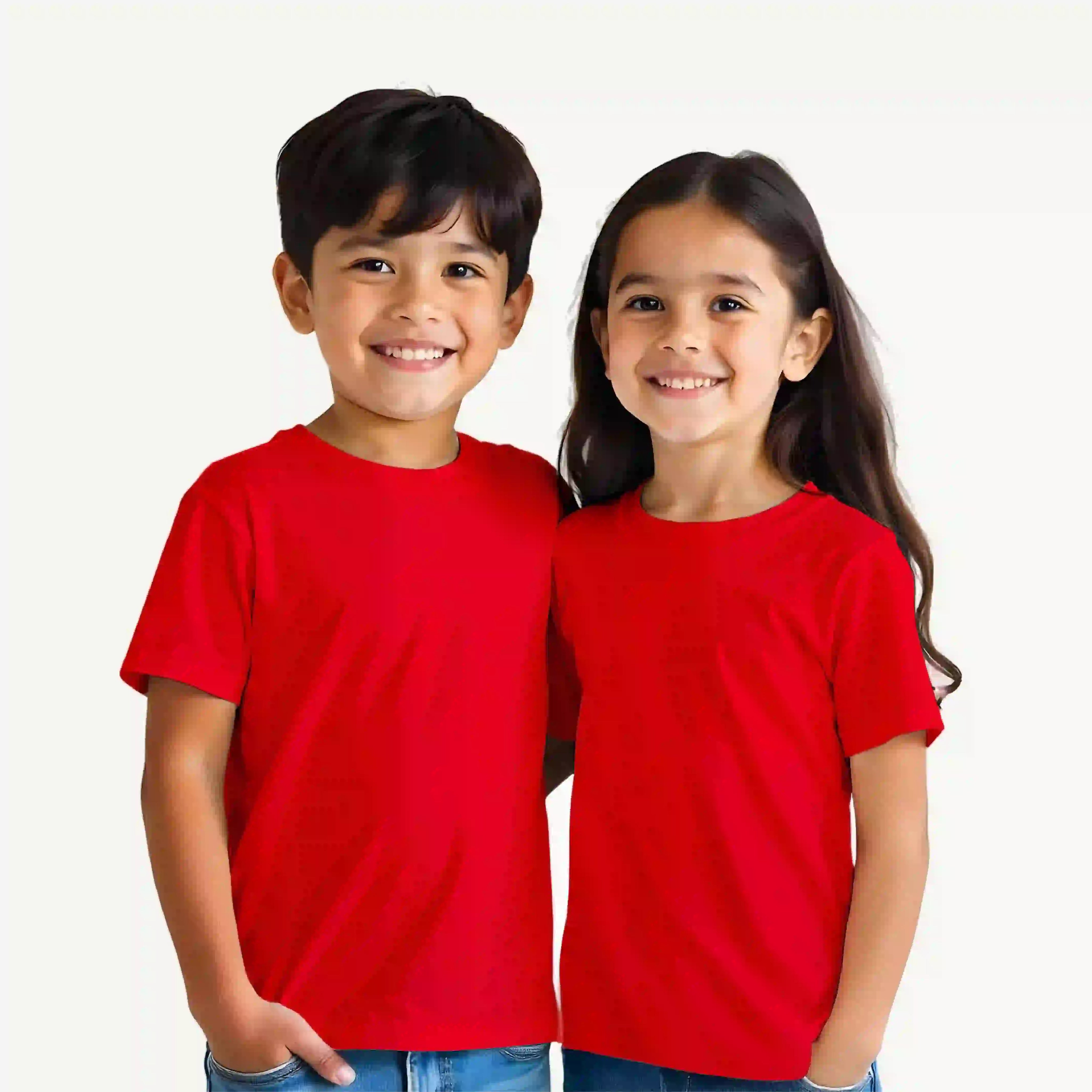 Kids-Pack Of 3 Solids Tshirts