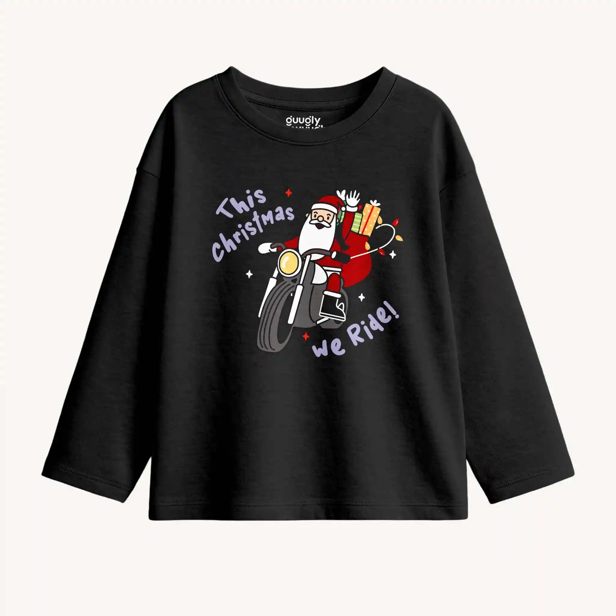 MiniSoft Cotton Full Sleeves Tee – Christmas Ride